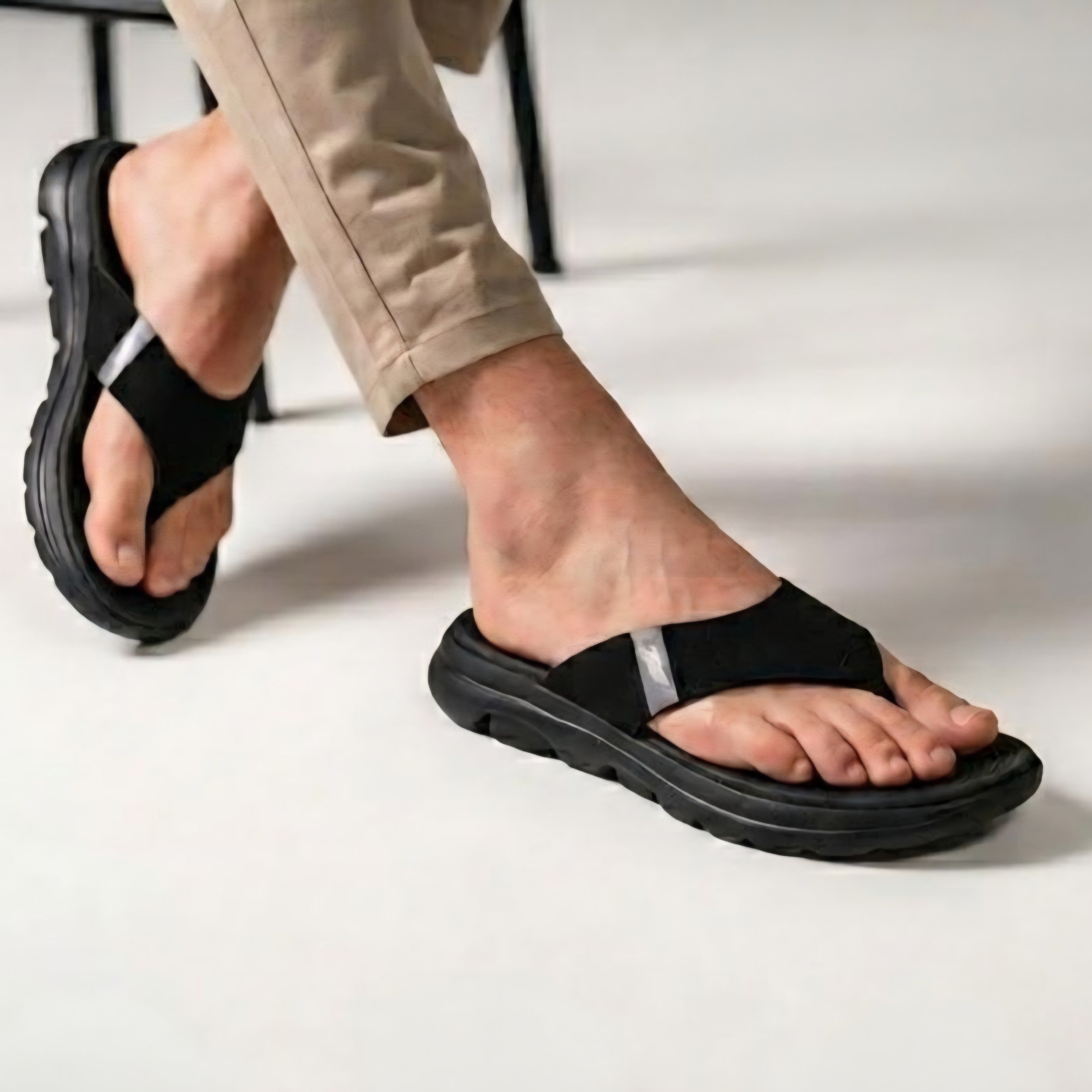 Man Slippers Model Men's Slippers – Zippers